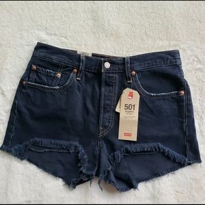 NWT Levis 501 Original High Rise Shorts 29